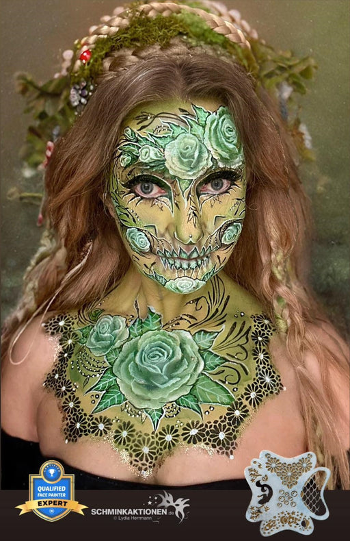 PK | FRISBEE Face Painting Stencil - New Mylar - Mermaids and Space - A2