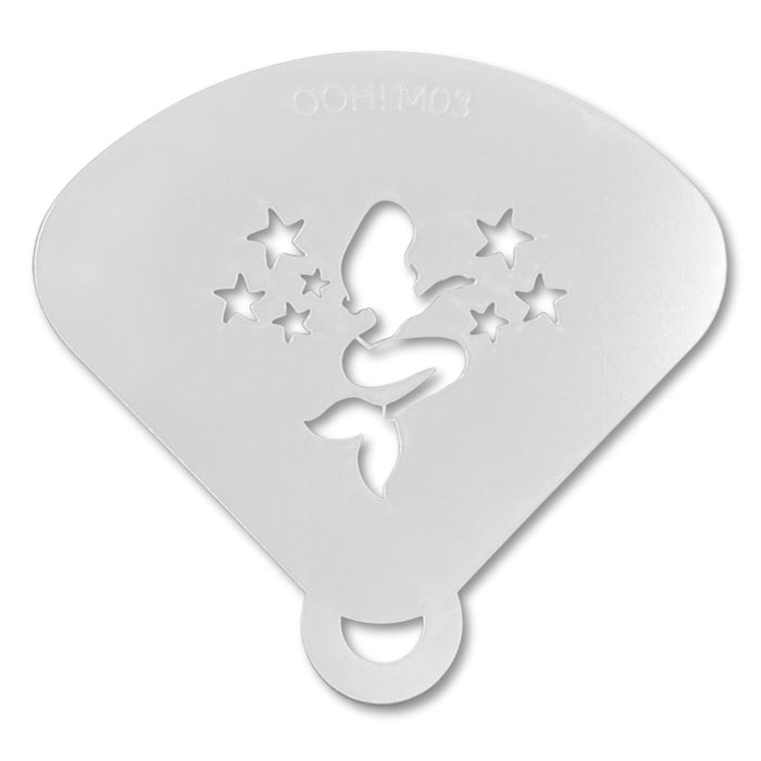 Ooh! Face Painting Stencil | Mirror Mermaid (M03)