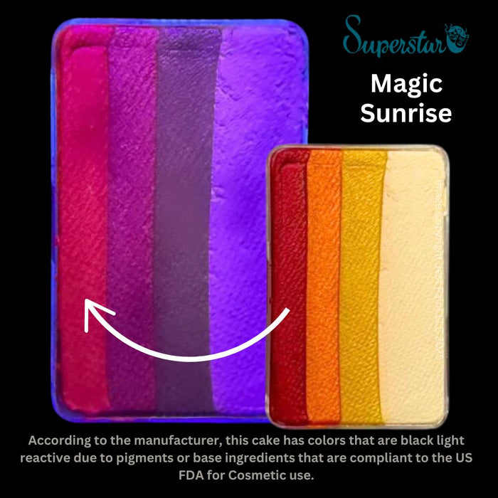 Superstar Face Paint | Little Dream Colours Rainbow Cake - Little MAGIC SUNRISE - 30gr