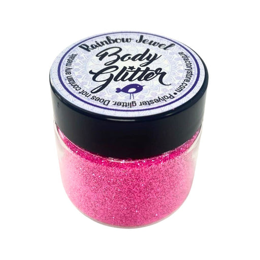 Art Factory | Rainbow Jewel Body Opaque Glitter - Malibu Pink (1oz jar)