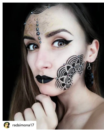 Ooh! Face Painting Stencil | Mandala Sphere (S06) - While Supplies Last!