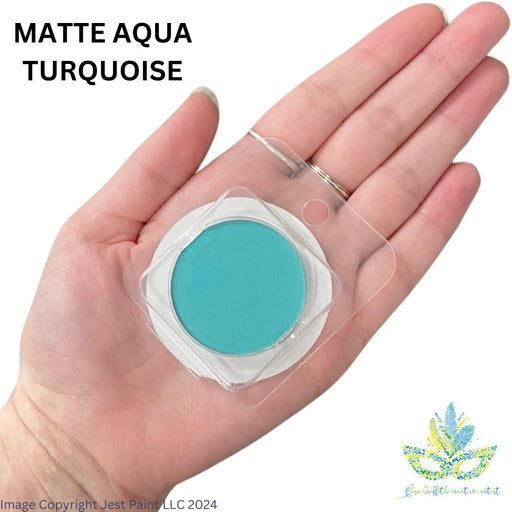 Color Me Pro Face Painting Powder by Elisa Griffith | Matte Aqua Turquoise (3.5 gr)