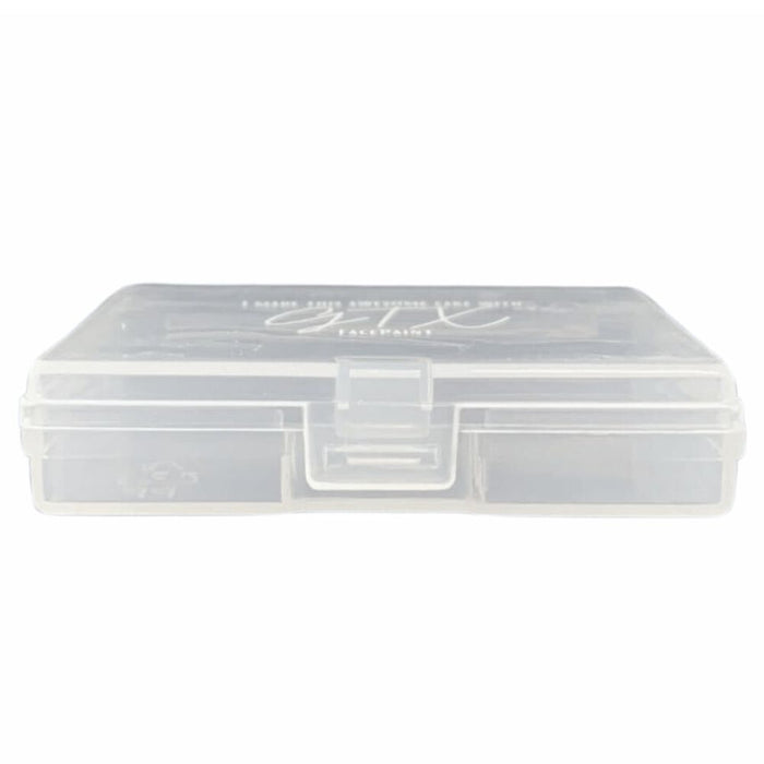 GTX Facepaint | Crafting Cake -  Clear Empty Case with Hinged Lid - Medium Split Cake Box