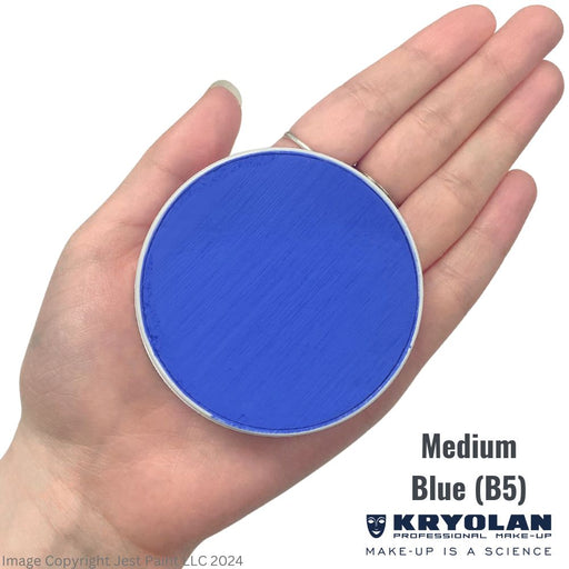 Kryolan Face Paint  Aquacolor - B5 (Medium Blue) - 30ml