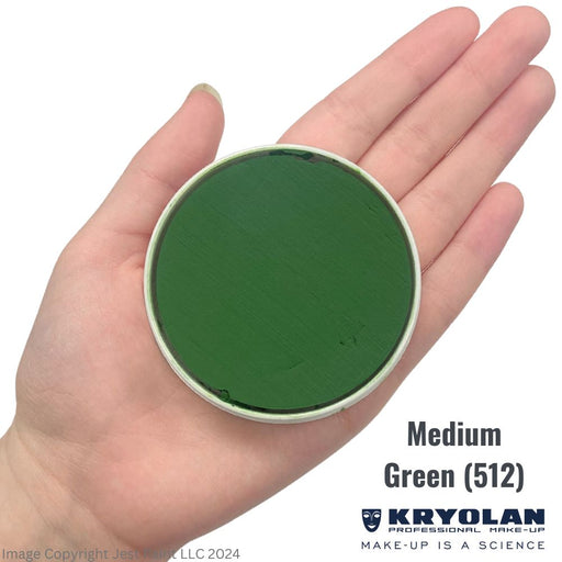 Kryolan Face Paint  Aquacolor - 512 (Medium Green) - 30ml