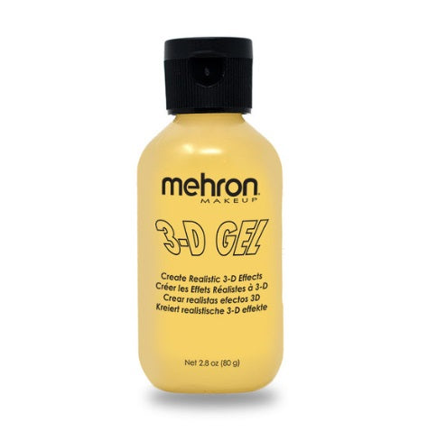 Mehron | 3D Gelatin Effects - Clear Gel - 2.8 oz / 80gr. (Squeeze Bottle)