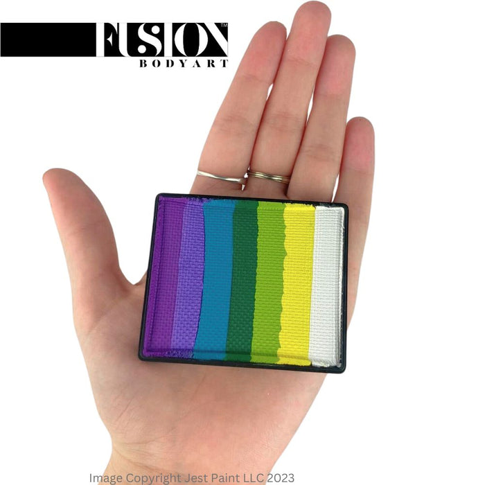 Fusion Body Art Face Paint - Rainbow Cake | NEW Mermaid Splash 50gr by Jest Paint