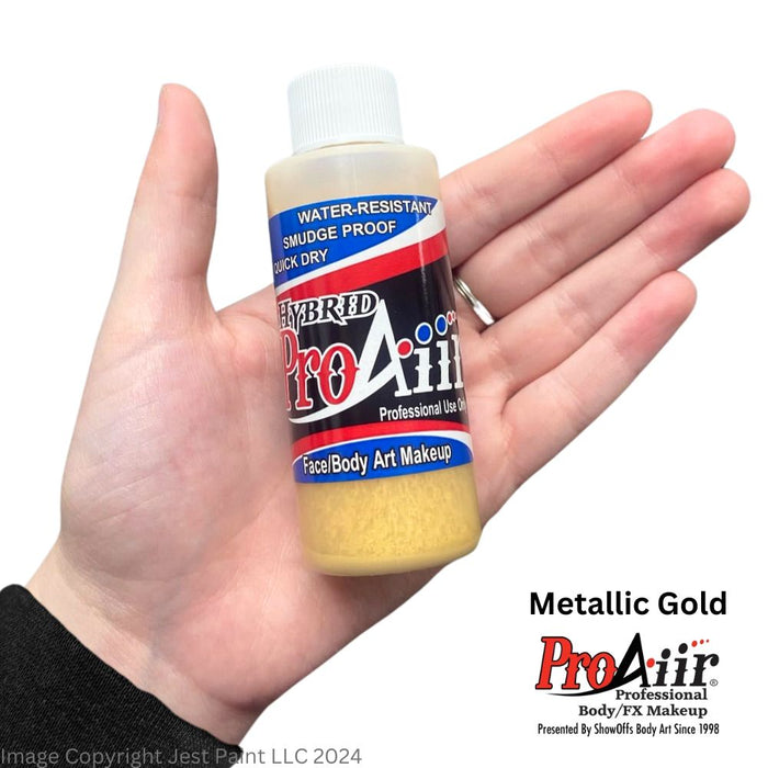 ProAiir Alcohol Based Hybrid Airbrush Body Paint 2oz - Gold