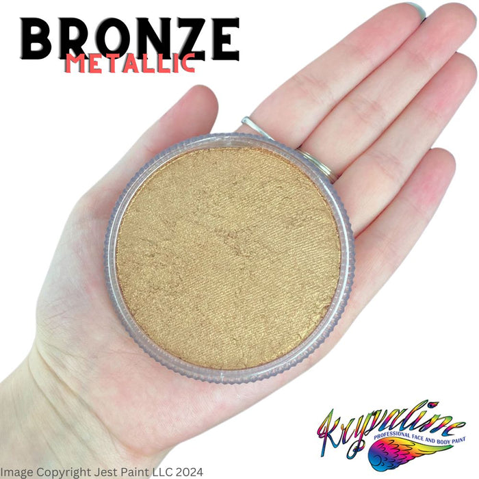 Kryvaline Face Paint Regular Line - Metallic Bronze 30gr