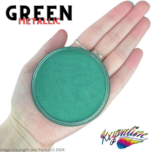 Kryvaline Face Paint Regular Line - Metallic Green 30gr