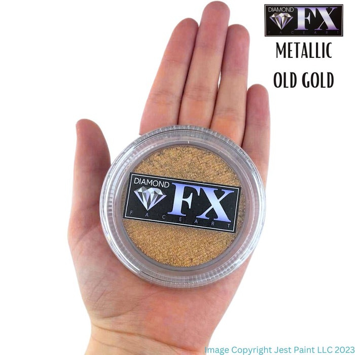 Diamond FX Face Paint - Metallic Old Gold 30gr