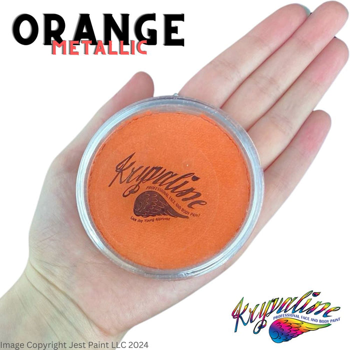 Kryvaline Face Paint Regular Line - Metallic Orange 30gr