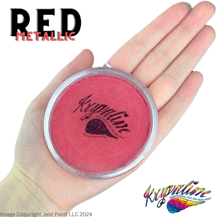 Kryvaline Face Paint Regular Line - Metallic Red 30gr
