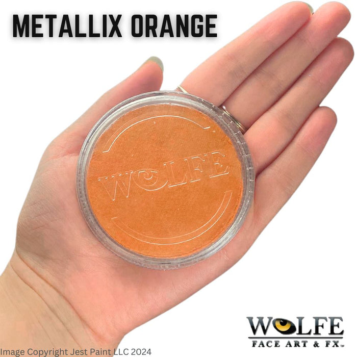 Wolfe FX Face Paint - Metallix Orange 30gr (M40)