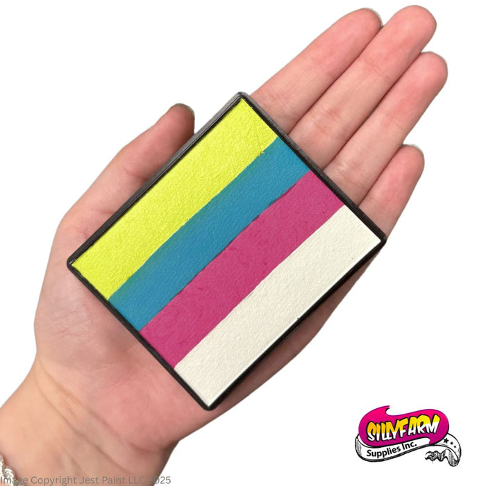 Silly Farm | Face Paint Rainbow Cake - New Version! - MINTY ROSE 45gr