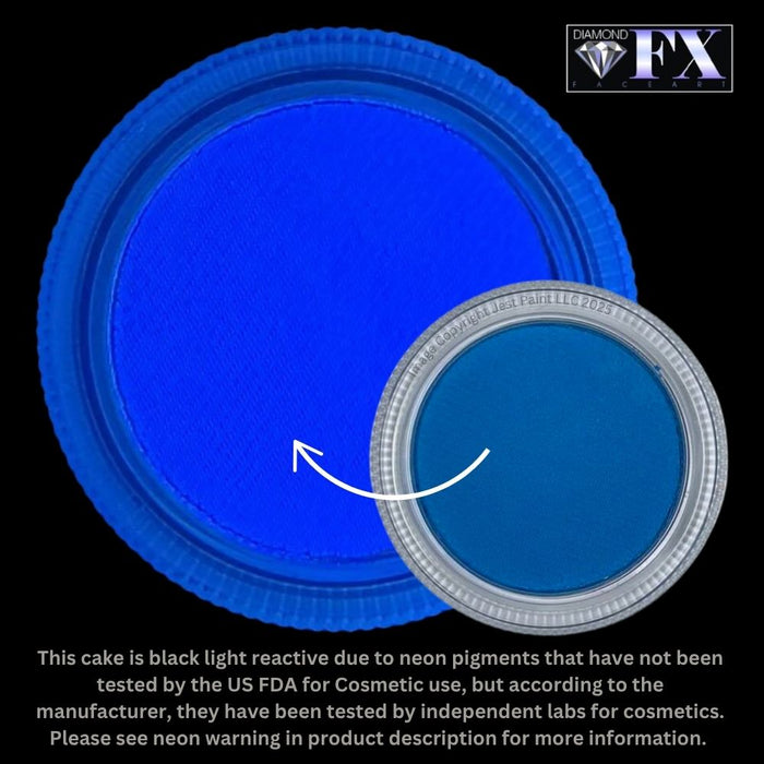 Diamond FX Paint - Neon Blue 30gr (NN170) (SFX - Non Cosmetic)