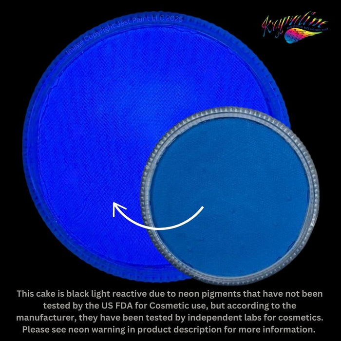 Kryvaline Paint (Regular Line) - Neon Blue 30gr (SFX - Non Cosmetic)