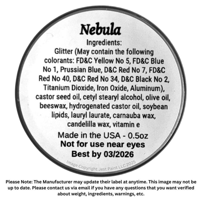 Amerikan Body Art | Fine Glitter Cremes - ( Pink Mix ) NEBULA  - .05oz