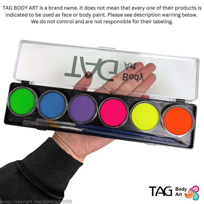 TAG Paint - 6 Color Neon Palette (SFX - Non Cosmetic) - DISCONTINUED