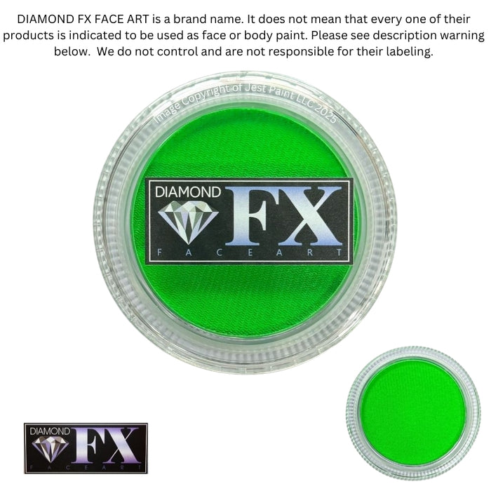 Diamond FX Paint - Neon Green 30gr (SFX - Non Cosmetic)