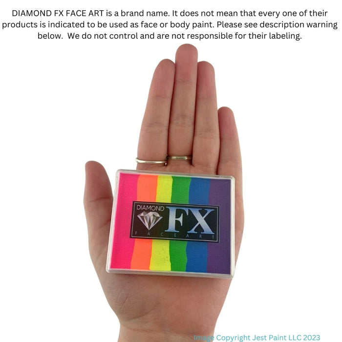 DFX Paint Rainbow Cake - LARGE NEON NIGHTS - (RS50-7) Approx. NET 0.84 Fl oz / 25ml #7 (SFX - Non Cosmetic)