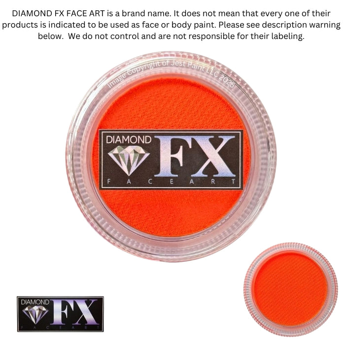 Diamond FX Paint - Neon Orange 30gr (SFX - Non Cosmetic)