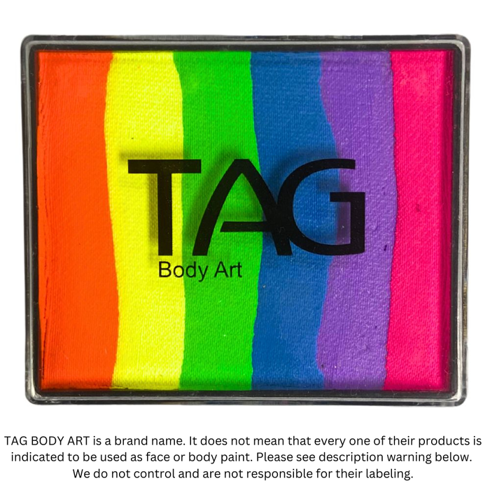 TAG Paint Split Cake - Neon Rainbow 50gr  #21 (SFX - Non Cosmetic)