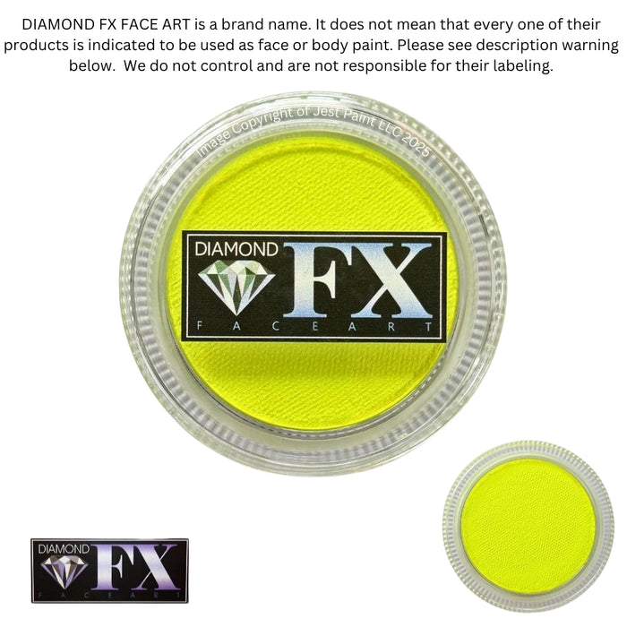 Diamond FX Paint - Neon Yellow 30gr (SFX - Non Cosmetic)