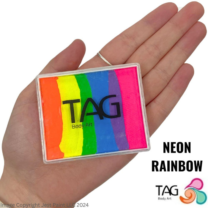 TAG Paint Split Cake - Neon Rainbow 50gr  #21 (SFX - Non Cosmetic)