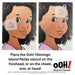 Ooh! Face Painting Stencil | Flamingo Island Petite (P01)