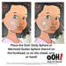 Ooh! Face Painting Stencil | Doily Sphere (S01)