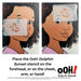 Ooh! Face Painting Stencil | Dolphin Sunset (T46)