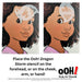 Ooh! Face Painting Stencil | Dragon Storm (R06)