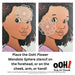 Ooh! Face Painting Stencil | Flower Mandala Sphere (S14)