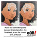 Ooh! Face Painting Stencil | Marijuana Leaves Wrap (W26)