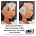 Ooh! Face Painting Stencil | Mirror Mermaid (M03)