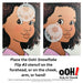 Ooh! Face Painting Stencil | Snowflake Flip #3 (C27)