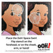 Ooh! Face Painting Stencil | Space Swirl Flip (C31)