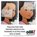 Ooh! Face Painting Stencil | USA Patriotic (T43)