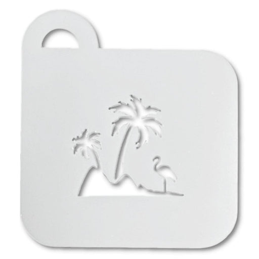 Ooh! Face Painting Stencil | Flamingo Island Petite (P01)