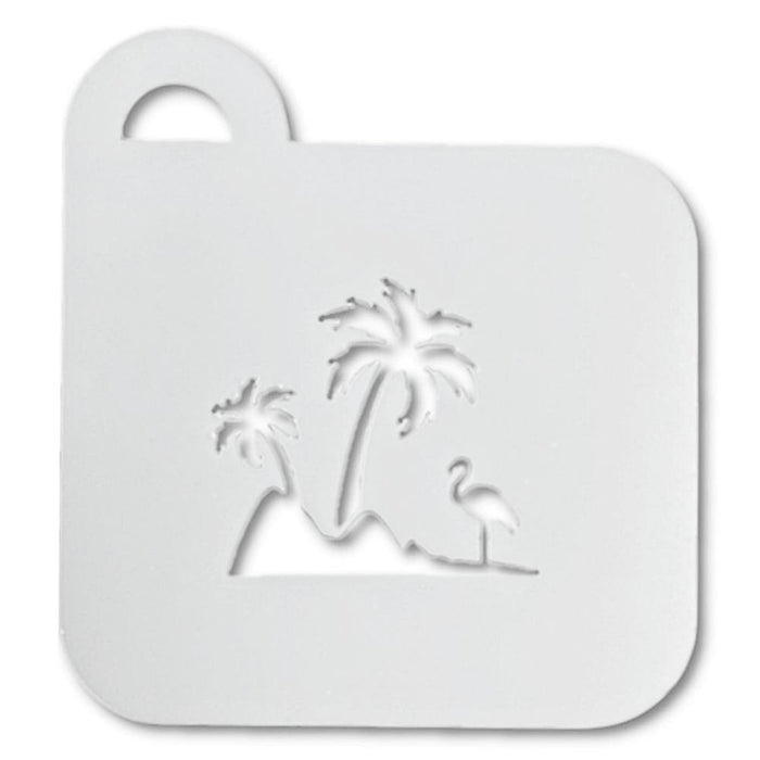 Ooh! Face Painting Stencil | Flamingo Island Petite (P01)