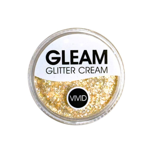 VIVID Glitter |  GLEAM Glitter Cream | Small Pastel Glow - PEACH FUZZ (10gr)