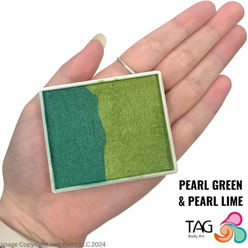 TAG Face Paint Split - Pearl Green and  Pearl Lime 50gr  #5