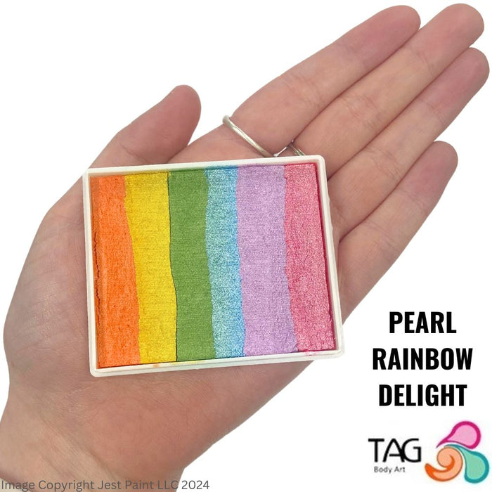 TAG Face Paint Split Cake -  Pearl Rainbow Delight 50gr  #10