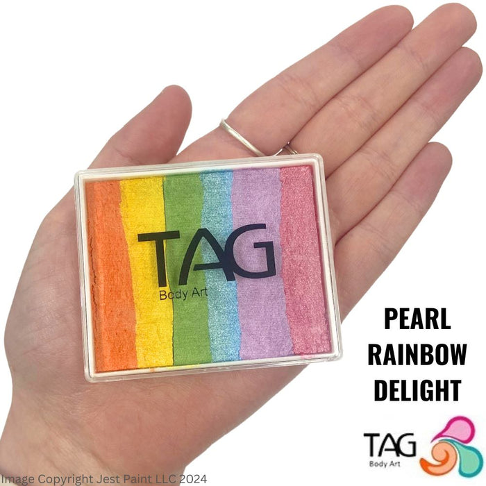 TAG Face Paint Split Cake -  Pearl Rainbow Delight 50gr  #10
