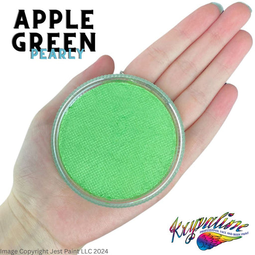 Kryvaline Face Paint (Creamy line) - Pearly Apple Green 30gr