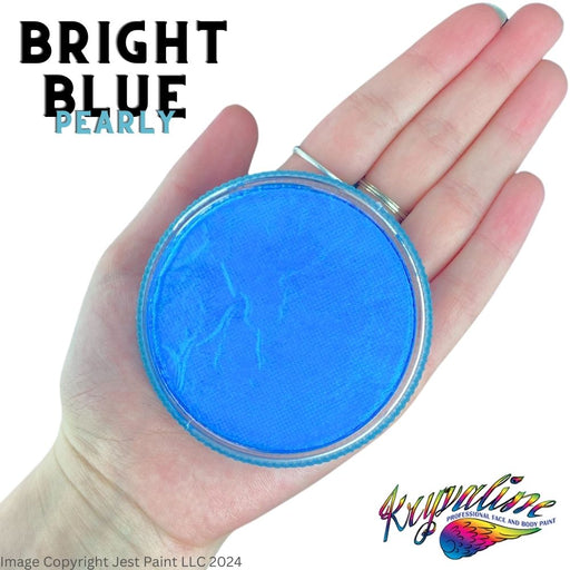 Kryvaline Face Paint (Creamy line) - Pearly Bright Blue 30gr