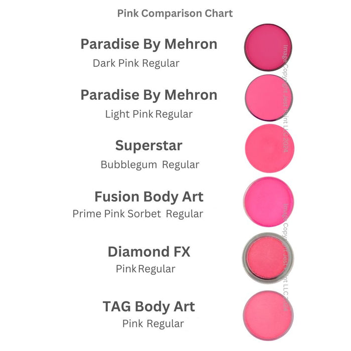 Paradise Face Paint By Mehron - Dark Pink 33gr