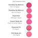 Paradise Face Paint By Mehron - Dark Pink 33gr