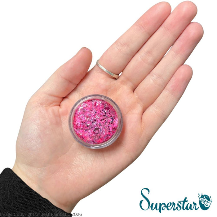 Superstar | Chunky Glitter Cream - Pinked (10gr Jar)